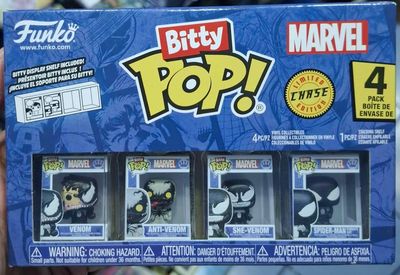 SJ2 Venom Figuras Bitty Pop Marvel Spider Man Funko