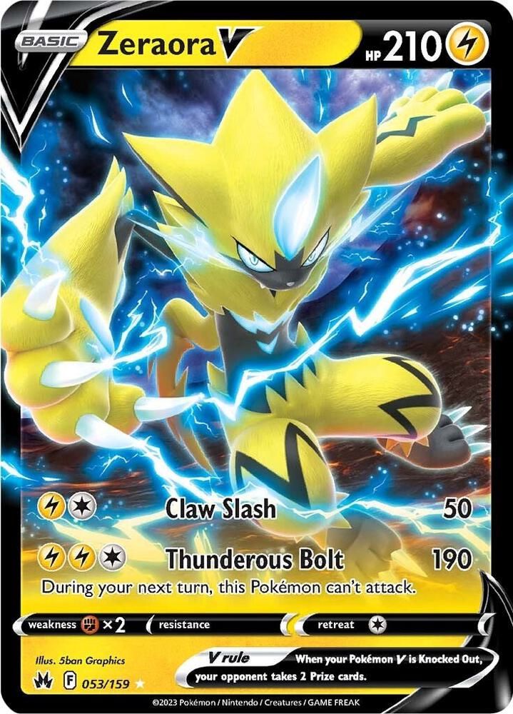SJ Zeraora V - Crown Zenith (CRZ) Crown Zenith