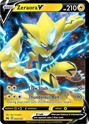 SJ Zeraora V - Crown Zenith (CRZ) Crown Zenith