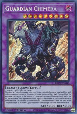 SJ Guardian Chimera - Battle of Chaos (BACH) Battle of Chaos Secret Rare