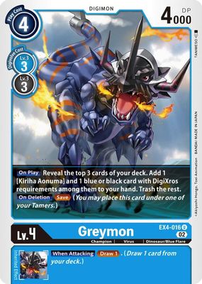SJ Greymon - EX4-016 - Alternative Being Booster (EX04) Alternative Being Booster