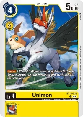 Unimon - Blast Ace (BT14) Blast Ace