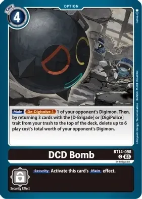 SJ DCD Bomb - Blast Ace (BT14) Blast Ace