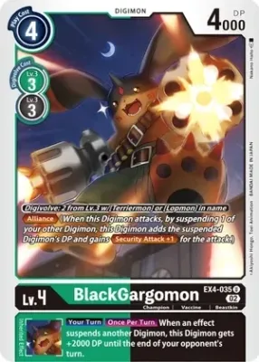 SJ BlackGargomon - Alternative Being Booster (EX04) Alternative Being Booster