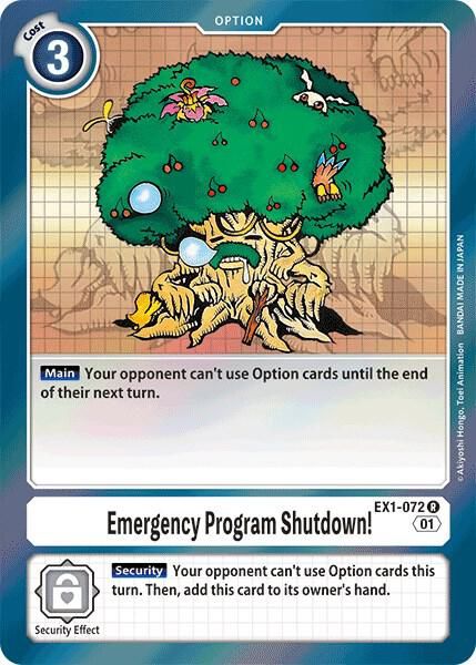 SJ Emergency Program Shutdown! - Classic Collection (EX01) Classic Collection Foil