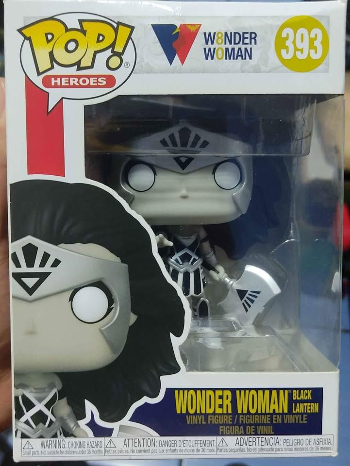 SJ2 Wonder Woman Black Lantern Funko Pop 393 DC Comics