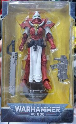 SJ Warhammer 40k Adepta Sororitas Battle Sister Figura Mcfarlane 7 Pulgadas Bloody Rose