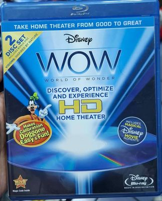 SJ2 Disney Wow World of Wonder Blu Ray Usado Completo