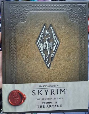 SJ The Elder Scrolls V Library Volumen 3 The Arcane Libro Tapa Dura