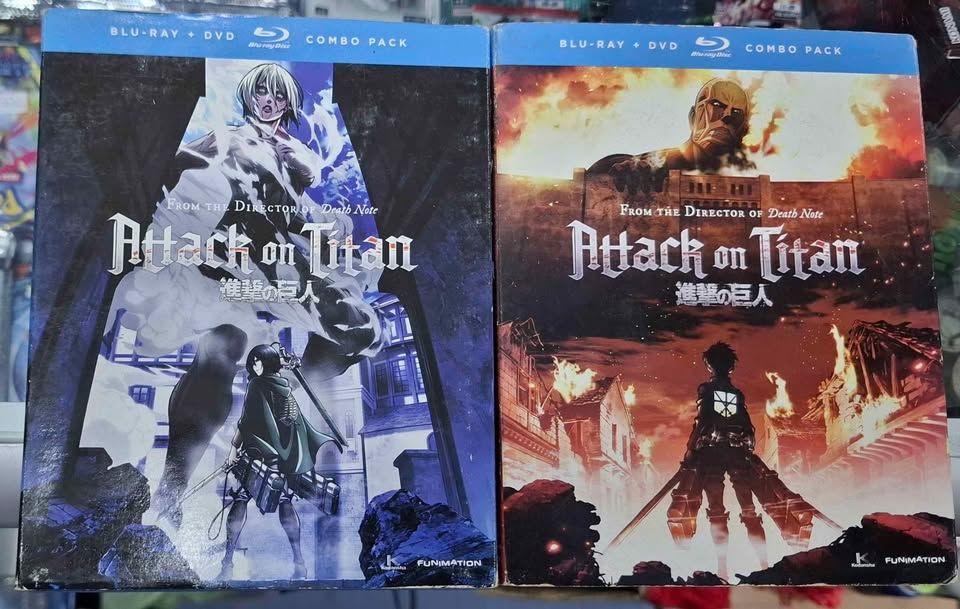 SJ Attack On Titan Blu Rays Originales Anime