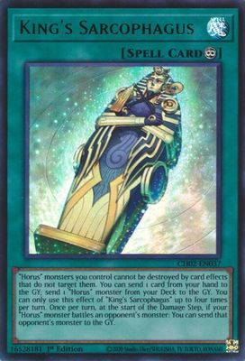 SJ King's Sarcophagus - THE CHRONICLES DECK: Spirit Charmers (All-Foil Edition) (CH02) THE CHRONICLES DECK: Spirit Charmers (All-Foil Edition)