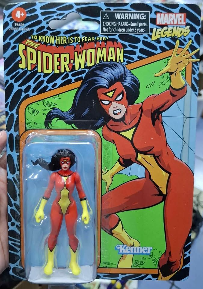 SJ4 Spider Woman Figura Marvel Legends Kenner 3.75