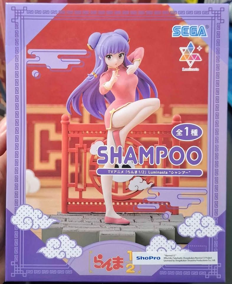 SJ3 Shampoo Figura Nueva Sellada Sega Luminasta Ranma