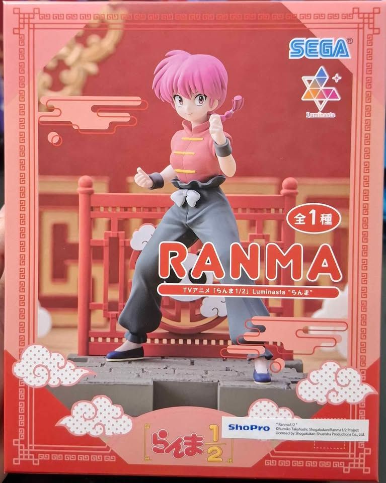 SJ3 Ranma Figura Nueva Sellada Sega Luminasta