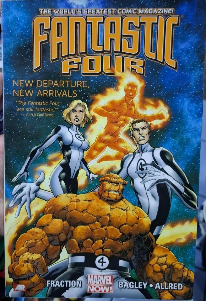 SJ2 Fantactic Four New Departure New Arrivals Comic TP Ingles Marvel