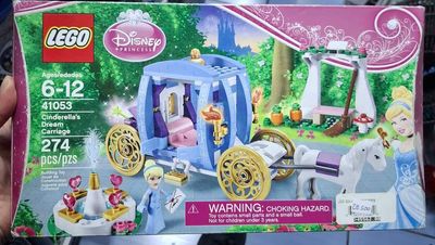 SJ Lego Set Disney Princesas Cenicienta Dream Carriage Nuevo Sellado 41053