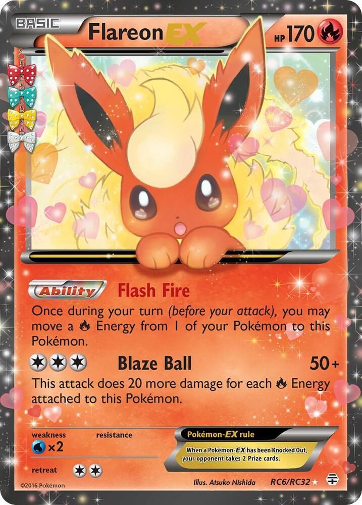 SJ Flareon EX - Generations: Radiant Collection (GEN) Generations: Radiant Collection