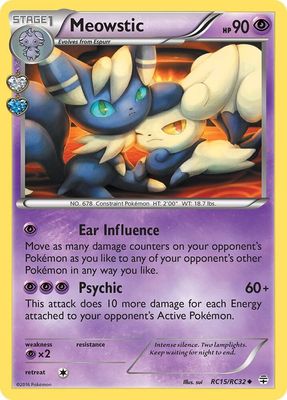 SJ Meowstic - Generations: Radiant Collection (GEN) Generations: Radiant Collection Foil