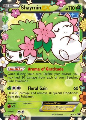 SJ Shaymin EX - XY Promos (PR) XY Promos