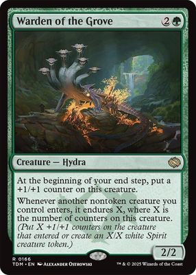 SJ Warden of the Grove - Tarkir: Dragonstorm (TDM) Tarkir: Dragonstorm