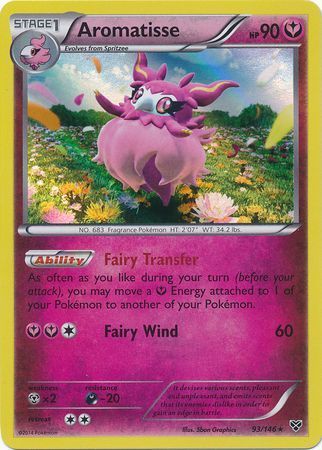 SJ Aromatisse - 93/146 - Holo Rare XY (Base Set) Singles