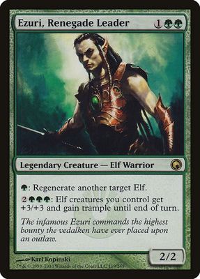 SJ Ezuri, Renegade Leader - Scars of Mirrodin (SOM) Scars of Mirrodin *Espanol*