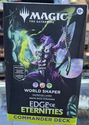 SJ1 World Shaper Commander Deck Edge of Eternities Magic the Gathering Nuevo