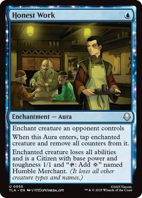 SJ Honest Work - Avatar: The Last Airbender (TLA) Avatar: The Last Airbender Foil