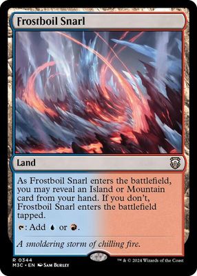 SJ Frostboil Snarl - Commander: Modern Horizons 3 (M3C) Commander: Modern Horizons 3 Foil