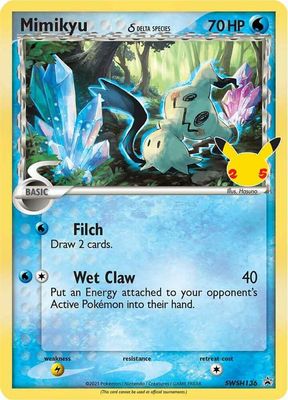 SJ Mimikyu (Delta Species) - SWSH136 - SWSH: Sword &amp; Shield Promo Cards (SWSD) SWSH: Sword &amp; Shield Promo Cards