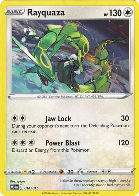 SJ Rayquaza - McDonald's Promos 2024 (M24) McDonald's Promos 2024 *Espanol*