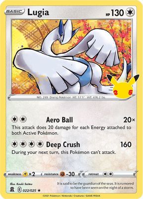 SJ Lugia - Celebrations (CLB) Celebrations Holo *Espanol*