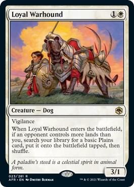 SJ Loyal Warhound - Adventures in the Forgotten Realms (AFR) Adventures in the Forgotten Realms