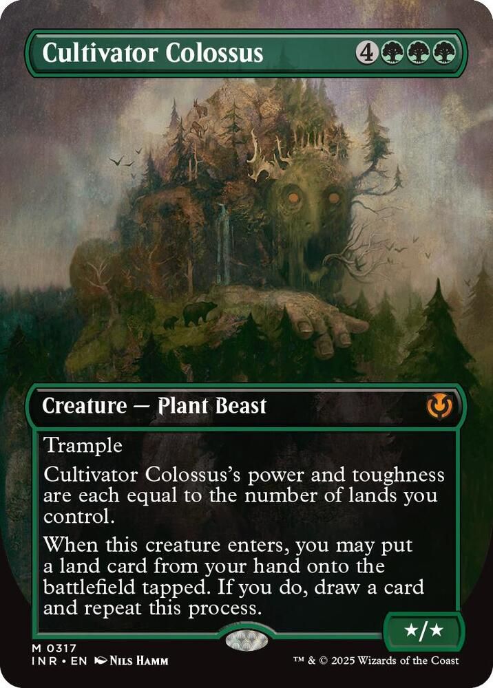 SJ Cultivator Colossus (Borderless) - Innistrad Remastered (INR) Innistrad Remastered