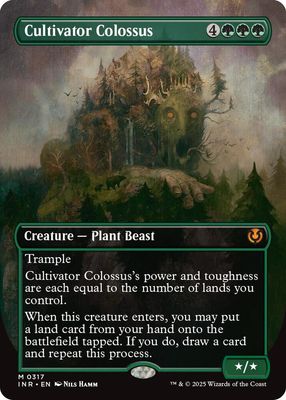 SJ Cultivator Colossus (Borderless) - Innistrad Remastered (INR) Innistrad Remastered