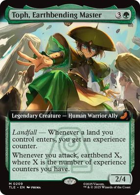 SJ Toph, Earthbending Master (Extended Art) - Avatar: The Last Airbender: Eternal-Legal (TLE) Avatar: The Last Airbender: Eternal-Legal Foil