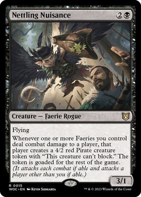 SJ Nettling Nuisance - Commander: Wilds of Eldraine (WOC) Commander: Wilds of Eldraine