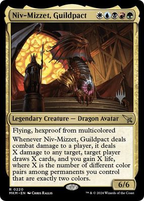 SJ Niv-Mizzet, Guildpact - Promo Pack: Murders at Karlov Manor (PPMKM) Promo Pack: Murders at Karlov Manor *Espanol*