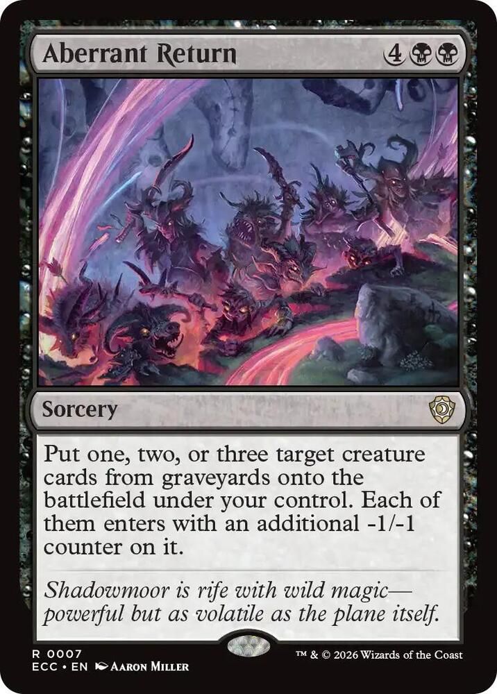SJ Aberrant Return - Commander: Lorwyn Eclipsed (ECC) Commander: Lorwyn Eclipsed