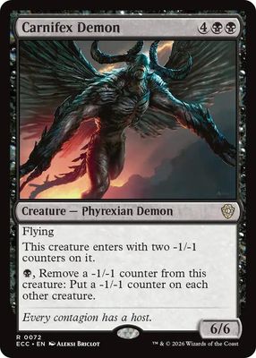 SJ Carnifex Demon - Commander: Lorwyn Eclipsed (ECC) Commander: Lorwyn Eclipsed