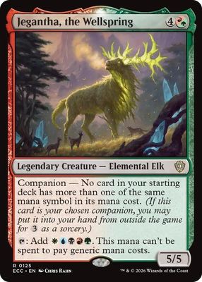 SJ Jegantha, the Wellspring - Commander: Lorwyn Eclipsed (ECC) Commander: Lorwyn Eclipsed