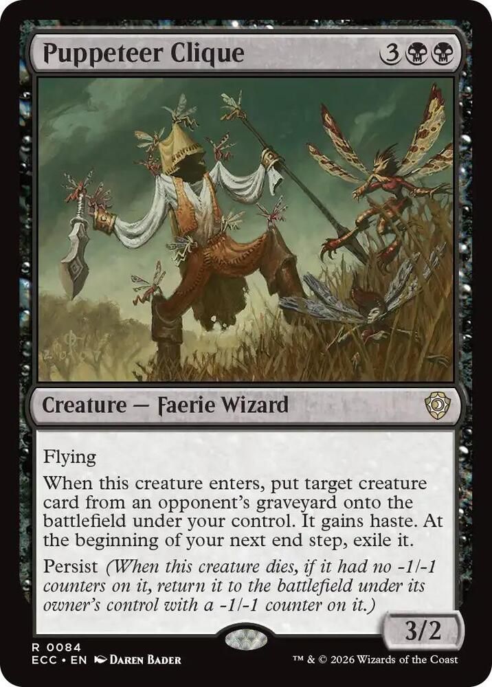 SJ Puppeteer Clique - Commander: Lorwyn Eclipsed (ECC) Commander: Lorwyn Eclipsed