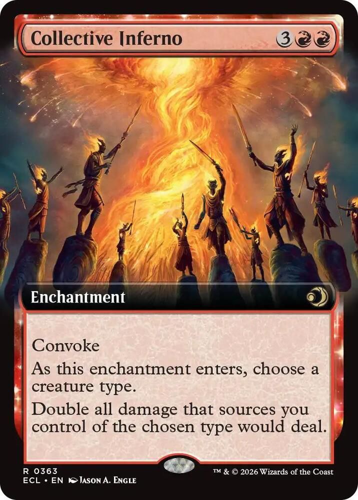 SJ Collective Inferno (Extended Art) - Lorwyn Eclipsed (ECL) Lorwyn Eclipsed