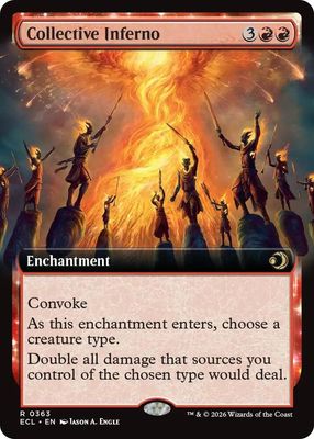 SJ Collective Inferno (Extended Art) - Lorwyn Eclipsed (ECL) Lorwyn Eclipsed