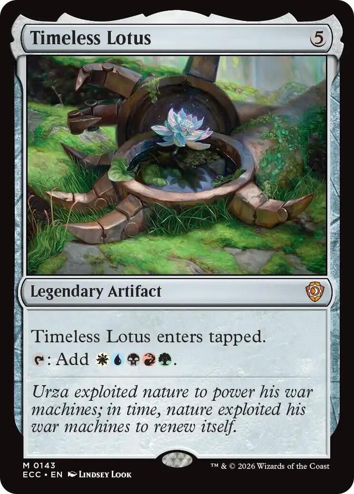 SJ Timeless Lotus - Commander: Lorwyn Eclipsed (ECC) Commander: Lorwyn Eclipsed