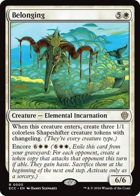 SJ Belonging - Commander: Lorwyn Eclipsed (ECC) Commander: Lorwyn Eclipsed