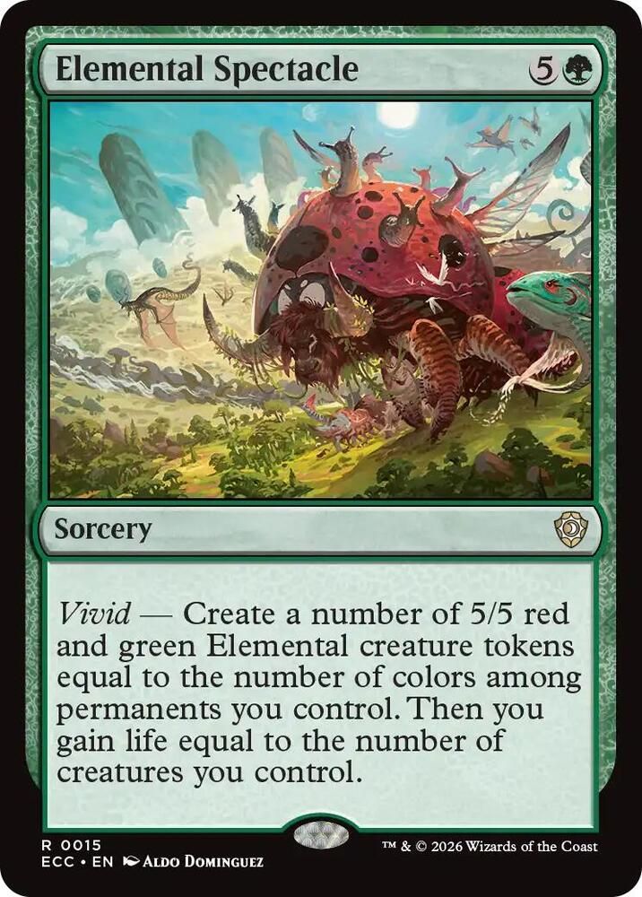 SJ Elemental Spectacle - Commander: Lorwyn Eclipsed (ECC) Commander: Lorwyn Eclipsed