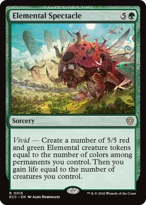 SJ Elemental Spectacle - Commander: Lorwyn Eclipsed (ECC) Commander: Lorwyn Eclipsed