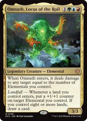 SJ Omnath, Locus of the Roil - Commander: Lorwyn Eclipsed (ECC) Commander: Lorwyn Eclipsed