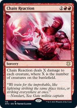 SJ Chain Reaction - Commander: Adventures in the Forgotten Realms (AFC) Commander: Adventures in the Forgotten Realms